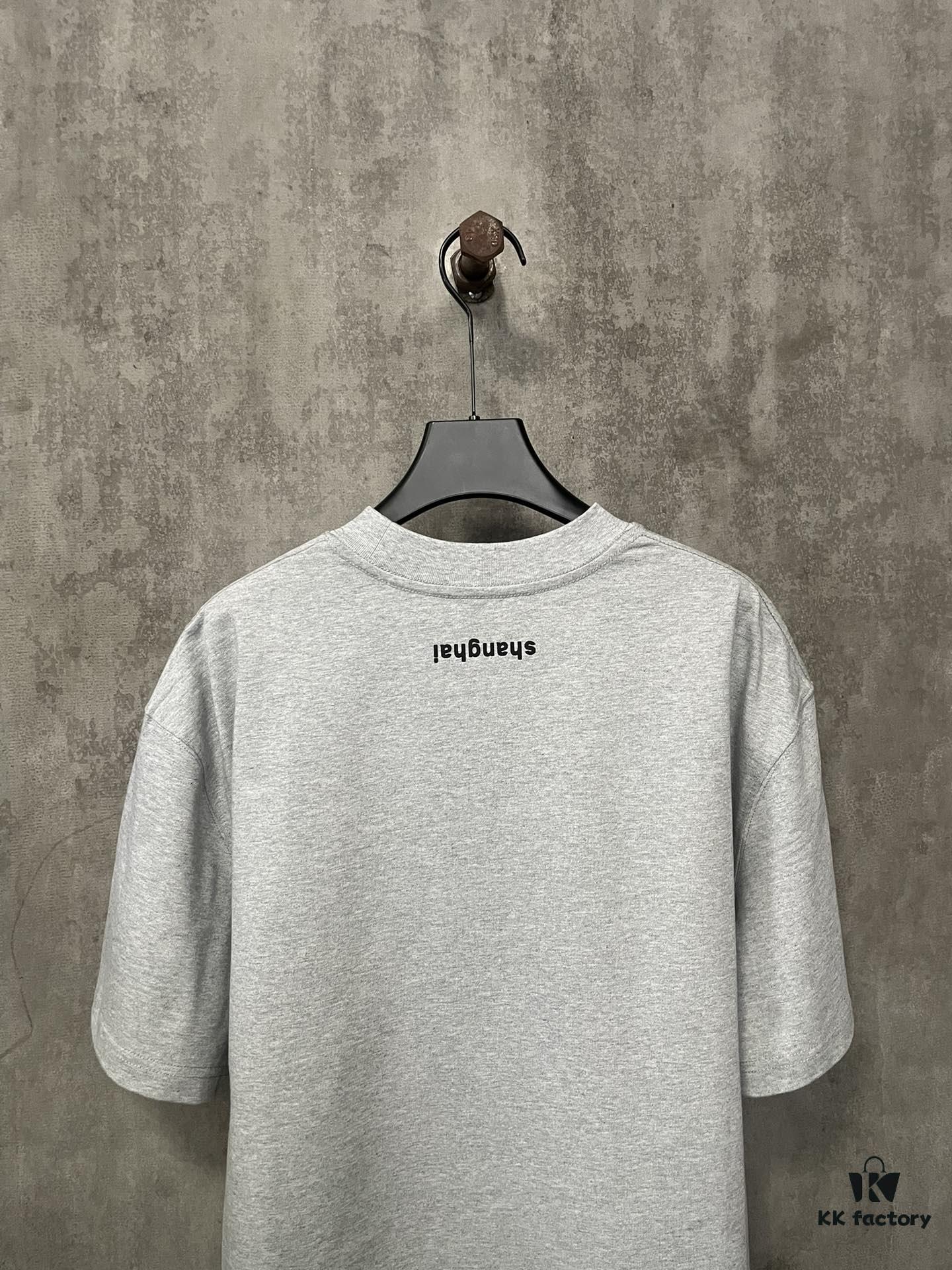 6931a53accd8ab3d7af99897 Alexander Wang 2024 FW Pre-Spring Heavyweight 380g Short Sleeve T-Shirt with Raised Puff Print
