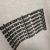 6931a53accd8ab3d7af99898 Alexander Wang 2024 FW Pre-Spring Heavyweight 380g Short Sleeve T-Shirt with Raised Puff Print