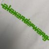 6931a53bccd8ab3d7af998a3 Alexander Wang 24SS Classic Front and Back Flocked Logo Heavyweight Short Sleeve T-Shirt
