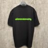 6931a53bccd8ab3d7af998a5 Alexander Wang 24SS Classic Front and Back Flocked Logo Heavyweight Short Sleeve T-Shirt