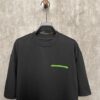 6931a53bccd8ab3d7af998a6 Alexander Wang 24SS Classic Front and Back Flocked Logo Heavyweight Short Sleeve T-Shirt
