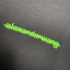 6931a53bccd8ab3d7af998a9 Alexander Wang 24SS Classic Front and Back Flocked Logo Heavyweight Short Sleeve T-Shirt