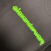 6931a53cccd8ab3d7af998ac Alexander Wang 24SS Classic Front and Back Flocked Logo Heavyweight Short Sleeve T-Shirt