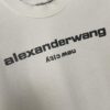 6931a53dccd8ab3d7af998be Alexander Wang 24SS Classic Logo Distressed Heavyweight T-Shirt with Thick Plate Print