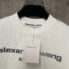 6931a53dccd8ab3d7af998bf Alexander Wang 24SS Classic Logo Distressed Heavyweight T-Shirt with Thick Plate Print