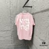 6931a53dccd8ab3d7af998c1 Alexander Wang 2025 Spring/Summer New Arrival Classic WANG Front and Back Letter Print Custom Double Gauze Plain Cotton Short Sleeve T-Shirt Unisex