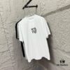 Alexander Wang 2025 Spring/Summer New Arrival Classic WANG Front and Back Letter Print Custom Dual Gauze Plain Cotton Short Sleeve T-Shirt Unisex