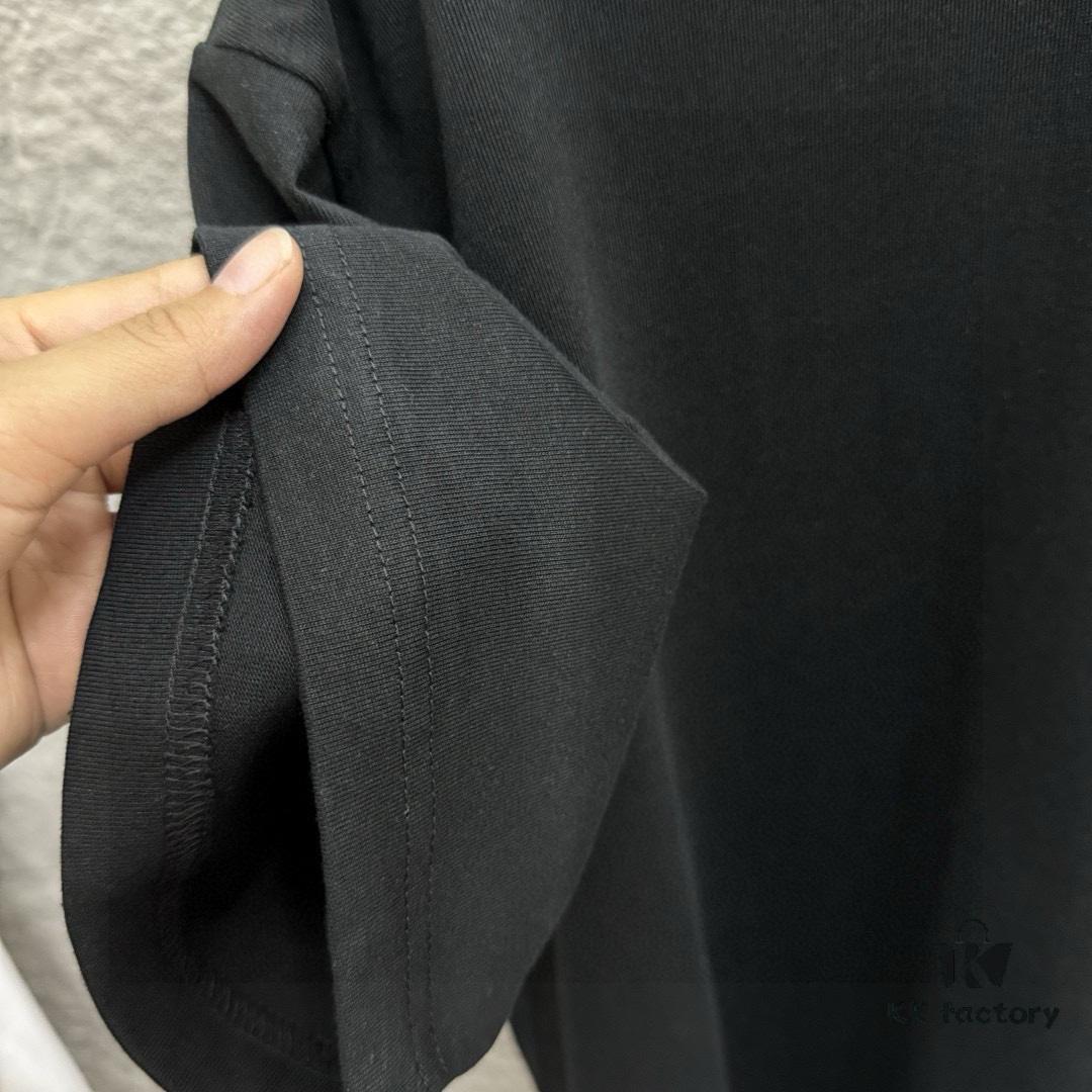 6931a53eccd8ab3d7af998d8 Alexander Wang 2025 Spring/Summer New Arrival Classic WANG Front and Back Letter Print Custom Double Gauze Plain Cotton Short Sleeve T-Shirt Unisex