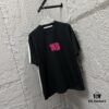 6931a53eccd8ab3d7af998de Alexander Wang 2025 Spring/Summer New Arrival Short Sleeve T-Shirt with Pink 'Wang' Silicone Print on Front and Back, Made of Custom Dual-Yarn Plain Weave Cotton 300 Fabric, Unisex Design