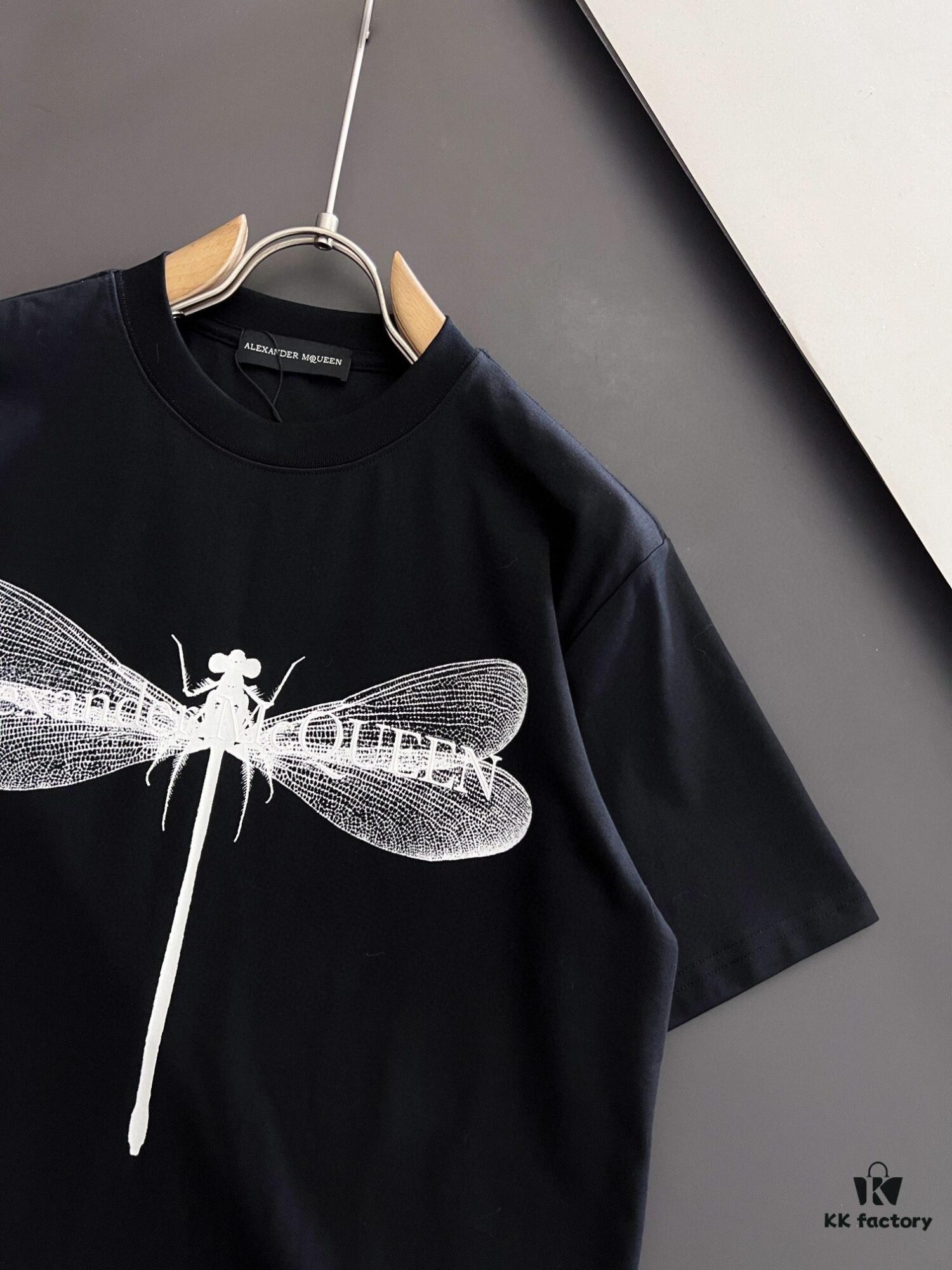 6931a540ccd8ab3d7af998f8 McQueen 2025 Latest Print Short Sleeve T-Shirt, High-Quality Cabinet Original Order, Top-Tier Craftsmanship with Imported Fabric