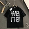 6931a540ccd8ab3d7af998ff Alexander Wang 25SS Summer New Arrival Crew Neck Short Sleeve T-Shirt