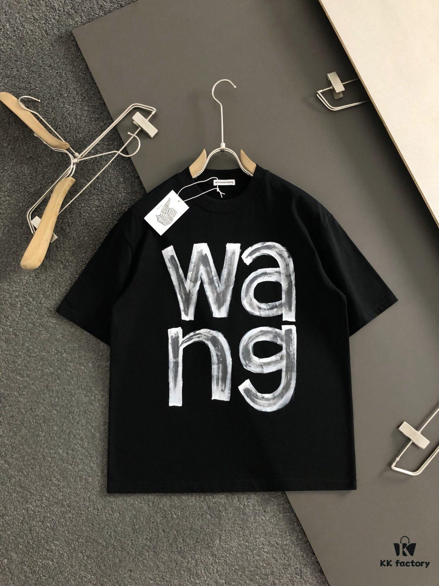 6931a540ccd8ab3d7af998ff Alexander Wang 25SS Summer New Arrival Crew Neck Short Sleeve T-Shirt