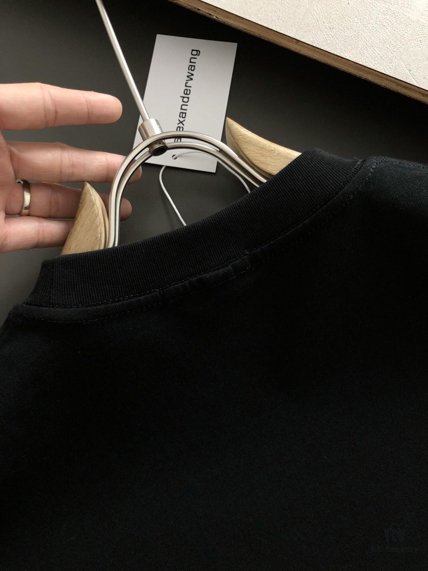 6931a541ccd8ab3d7af99905 Alexander Wang 25SS Summer New Arrival Crew Neck Short Sleeve T-Shirt
