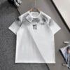ALEXANDER WANG 2025 New Arrival Ink Graffiti Letter Logo Unisex Short Sleeve T-Shirt
