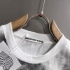 ALEXANDER WANG 2025 New Arrival Ink Graffiti Letter Logo Unisex Short Sleeve T-Shirt