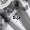 ALEXANDER WANG 2025 New Arrival Ink Graffiti Letter Logo Unisex Short Sleeve T-Shirt