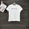 6931a543ccd8ab3d7af9992c Alexander Wang 2025 New Women's Short Sleeve T-Shirt with Letter Logo - Premium Version