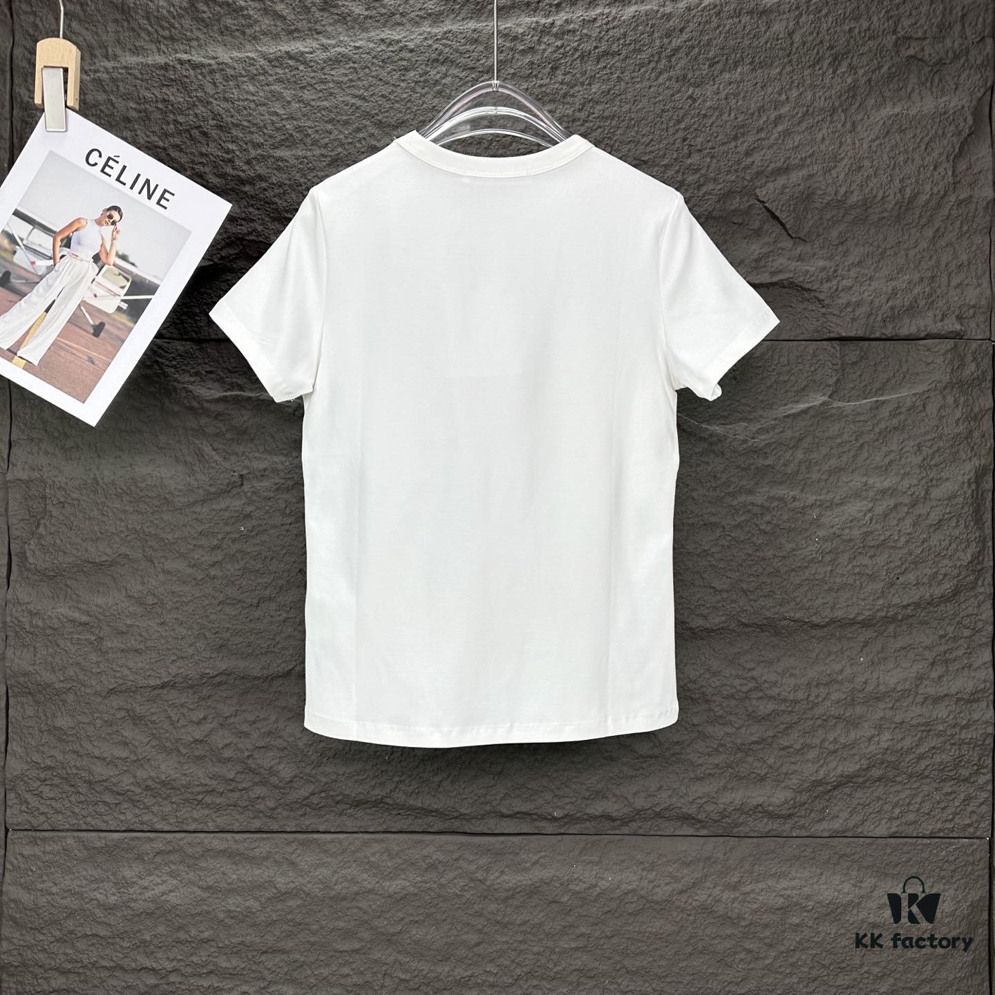 6931a543ccd8ab3d7af9992d Alexander Wang 2025 New Women's Short Sleeve T-Shirt with Letter Logo - Premium Version