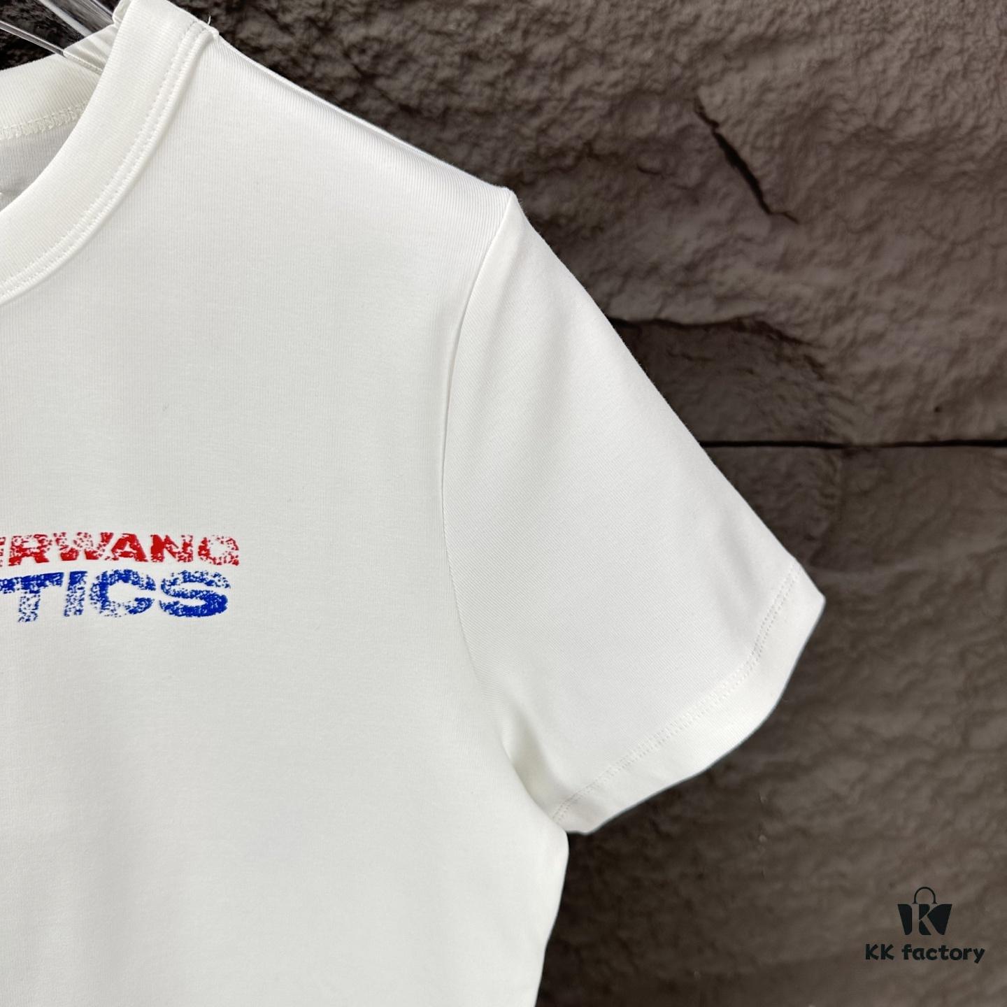 6931a543ccd8ab3d7af9992f Alexander Wang 2025 New Women's Short Sleeve T-Shirt with Letter Logo - Premium Version