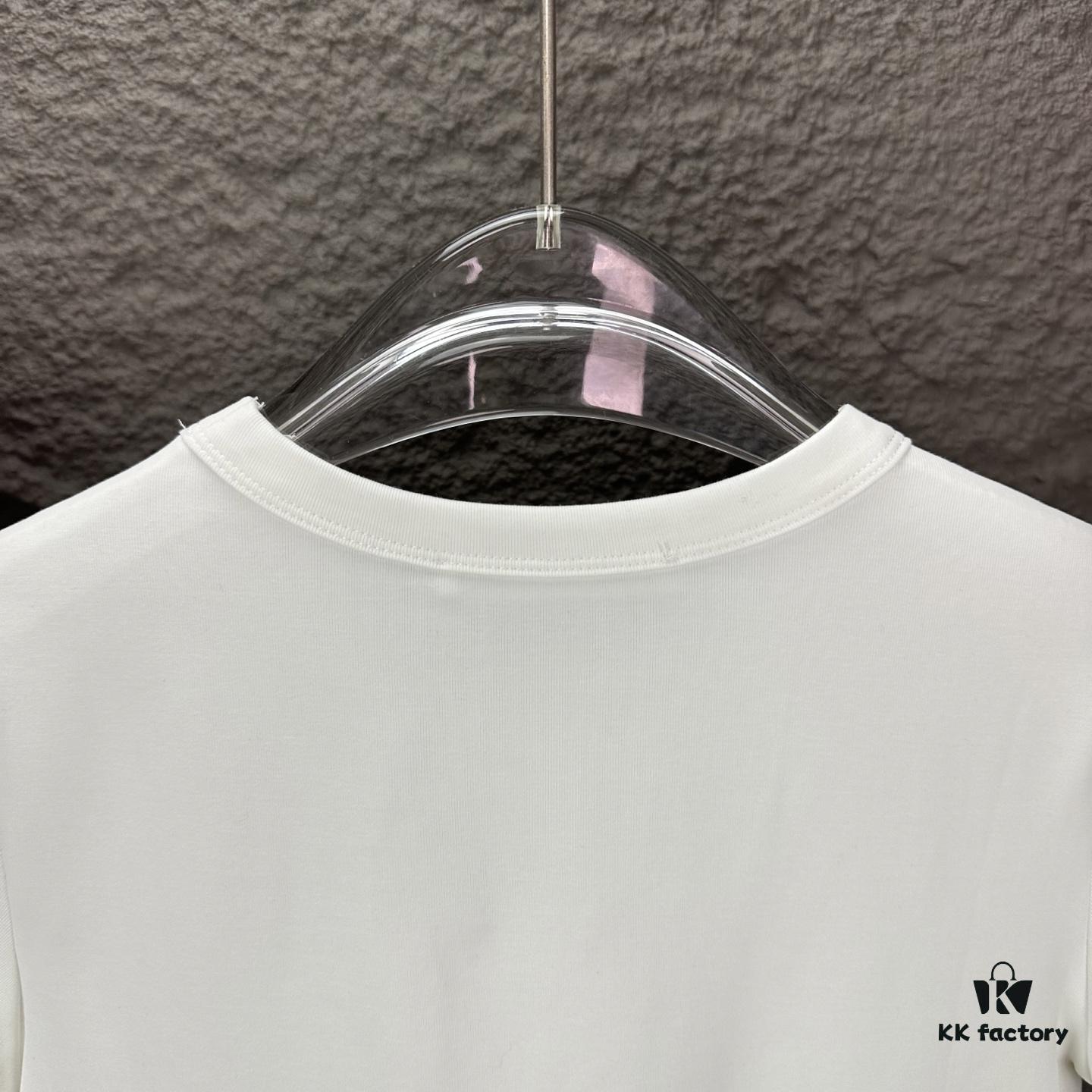 6931a543ccd8ab3d7af99933 Alexander Wang 2025 New Women's Short Sleeve T-Shirt with Letter Logo - Premium Version