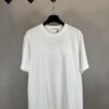 Alexander Wang 2025 FW Pre-Spring 3D Logo Letter Barrage Appliqué Short Sleeve T-Shirt / Heavyweight Cotton Washed