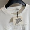 Alexander Wang 2025 FW Pre-Spring 3D Logo Letter Barrage Appliqué Short Sleeve T-Shirt / Heavyweight Cotton Washed