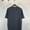 Alexander Wang 2025 FW Pre-Spring 3D Logo Letter Barrage Appliqué Short Sleeve T-Shirt / Heavyweight Cotton Washed