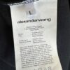 Alexander Wang 2025 FW Pre-Spring 3D Logo Letter Barrage Appliqué Short Sleeve T-Shirt / Heavyweight Cotton Washed