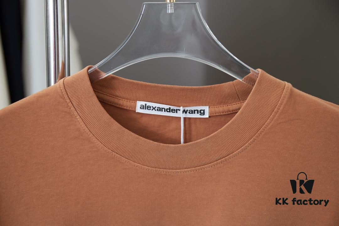 6931a546ccd8ab3d7af9995d Alexarde*wang 25SS Early Spring New Arrival 3D Wa Jiao Gradient Print Short Sleeve T-Shirt