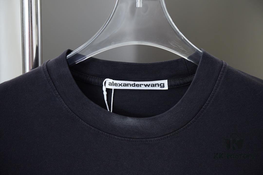 6931a546ccd8ab3d7af99966 Alexarde*wang 25SS Early Spring New Arrival 3D Wa Jiao Gradient Print Short Sleeve T-Shirt