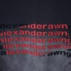 6931a546ccd8ab3d7af99968 Alexarde*wang 25SS Early Spring New Arrival 3D Wa Jiao Gradient Print Short Sleeve T-Shirt