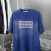 6931a547ccd8ab3d7af9996d Alexarde*wang 25SS Early Spring New Arrival 3D Wa Jiao Gradient Print Short Sleeve T-Shirt