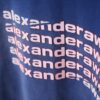 6931a547ccd8ab3d7af99971 Alexarde*wang 25SS Early Spring New Arrival 3D Wa Jiao Gradient Print Short Sleeve T-Shirt