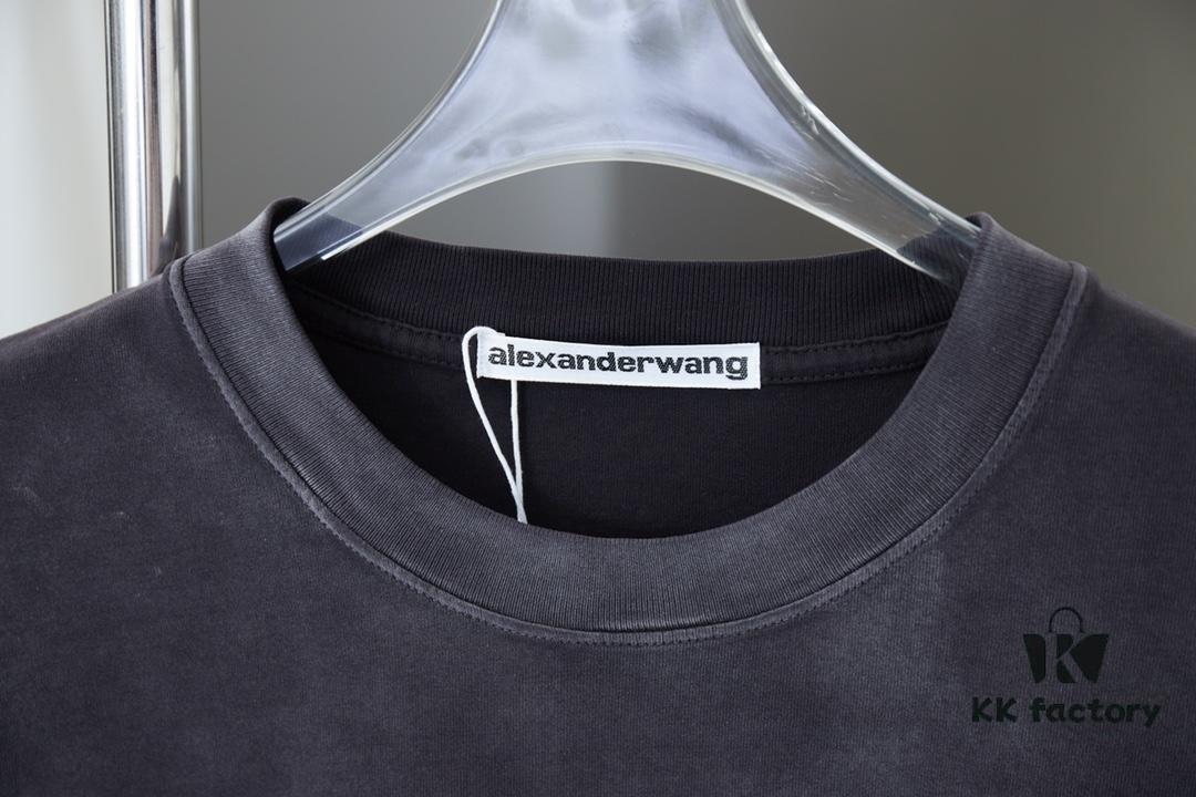 6931a547ccd8ab3d7af99978 Alexarde*wang 25SS Early Spring New Arrival 3D Wa Gel Goddess Print Short Sleeve T-Shirt