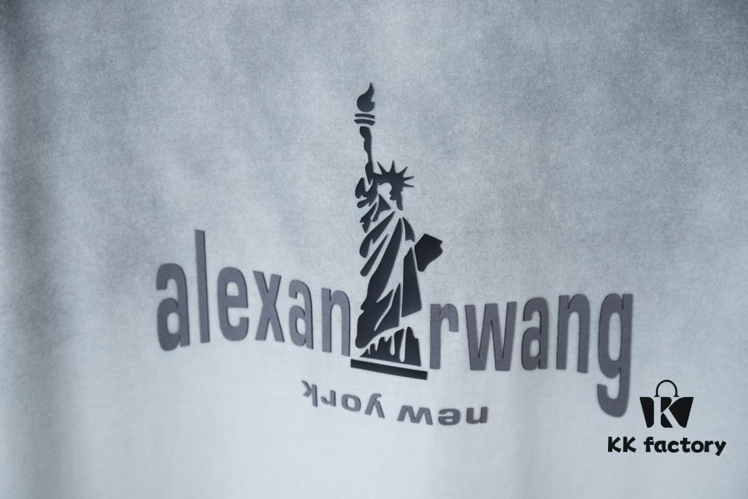 6931a548ccd8ab3d7af99983 Alexarde*wang 25SS Early Spring New Arrival 3D Wa Gel Goddess Print Short Sleeve T-Shirt