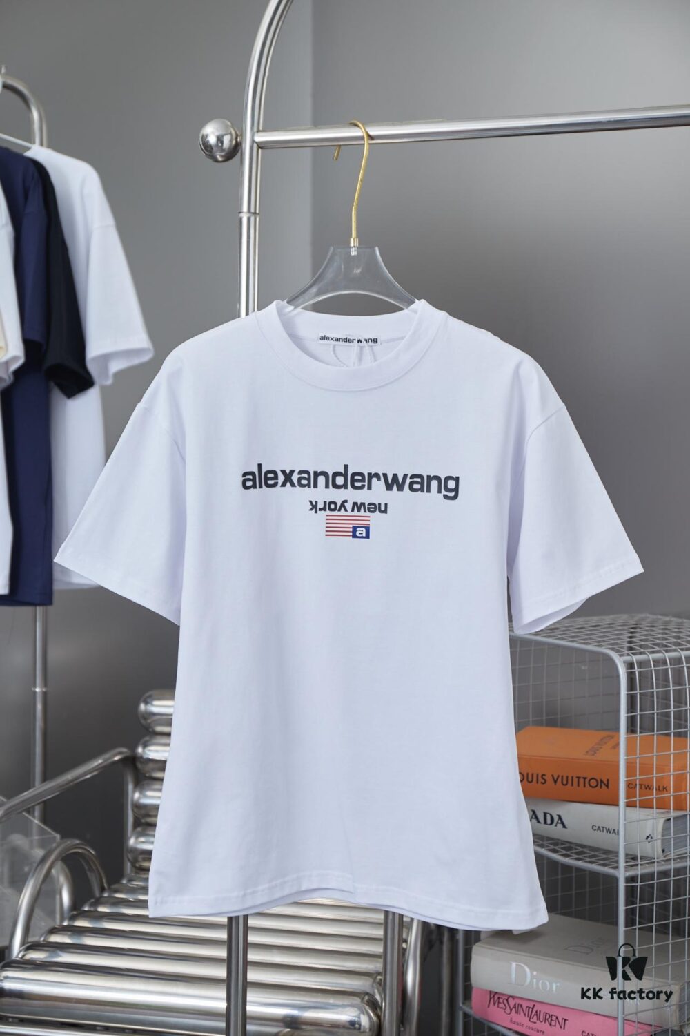 6931a549ccd8ab3d7af99991 Alexarde*wang 25SS Early Spring New Arrival 3D Puff Print Short Sleeve T-Shirt
