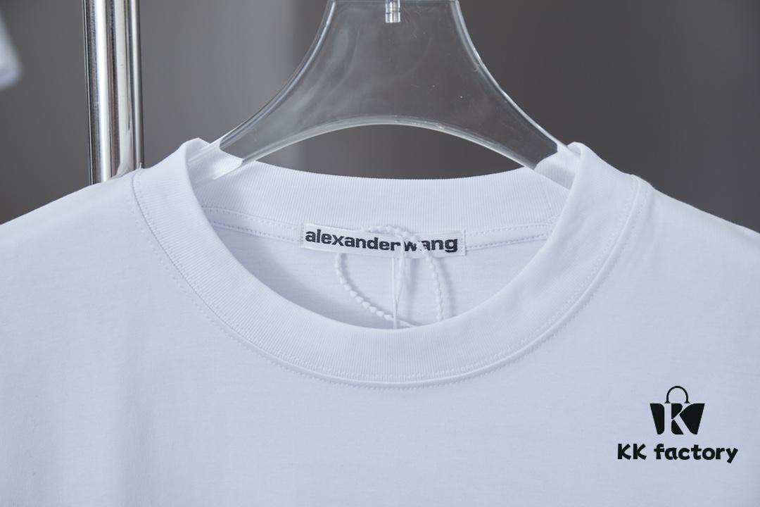 6931a549ccd8ab3d7af99993 Alexarde*wang 25SS Early Spring New Arrival 3D Puff Print Short Sleeve T-Shirt