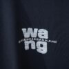 6931a549ccd8ab3d7af9999d Alexarde*wang 25SS Early Spring New Arrival Applique Letter Rhinestone Short Sleeve T-Shirt
