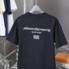 6931a54cccd8ab3d7af999d1 Alexarde*wang 25SS Early Spring New Arrival Embossed Foil Print Short Sleeve T-Shirt