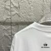 6931a551ccd8ab3d7af999ea Alexander Wang 2025 Spring/Summer New Arrival Short Sleeve T-Shirt with Embroidered 'Wang' Logo on Chest and Printed Lettering on Back, Unisex Design Made from Custom Double-Gauze Plain-Woven 300g Cotton Fabric