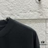 6931a552ccd8ab3d7af999f2 Alexander Wang 2025 Spring/Summer New Arrival Short Sleeve T-Shirt with Embroidered 'Wang' Logo on Chest and Printed Lettering on Back, Unisex Design Made from Custom Dual-Yarn Plain-Woven 300g Cotton Fabric