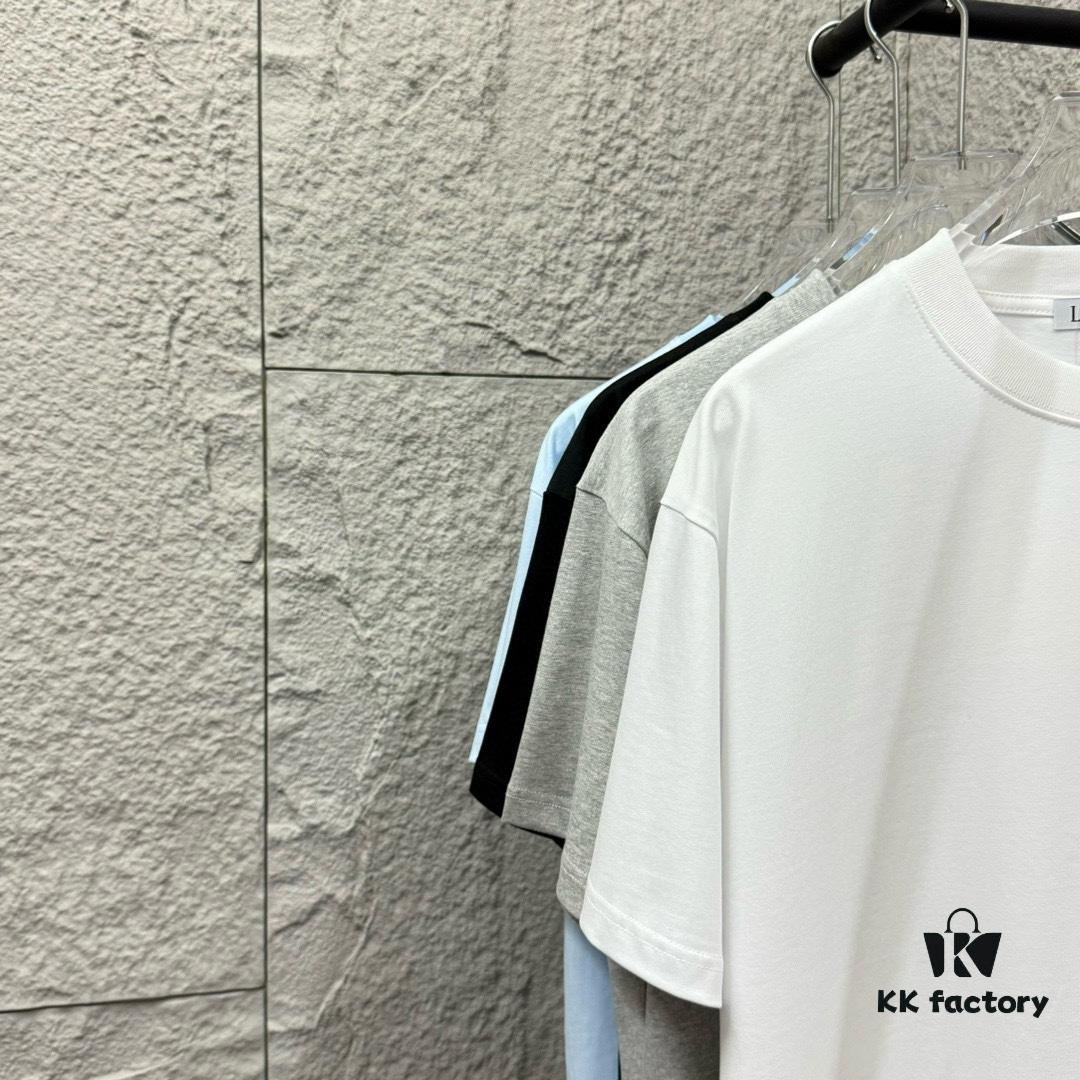 Alexander Wang 2025 Spring/Summer New Arrival Letter 'Wang' Print Short Sleeve T-Shirt Custom Double-Yarn Plain Weave 100% Cotton 300g Unisex