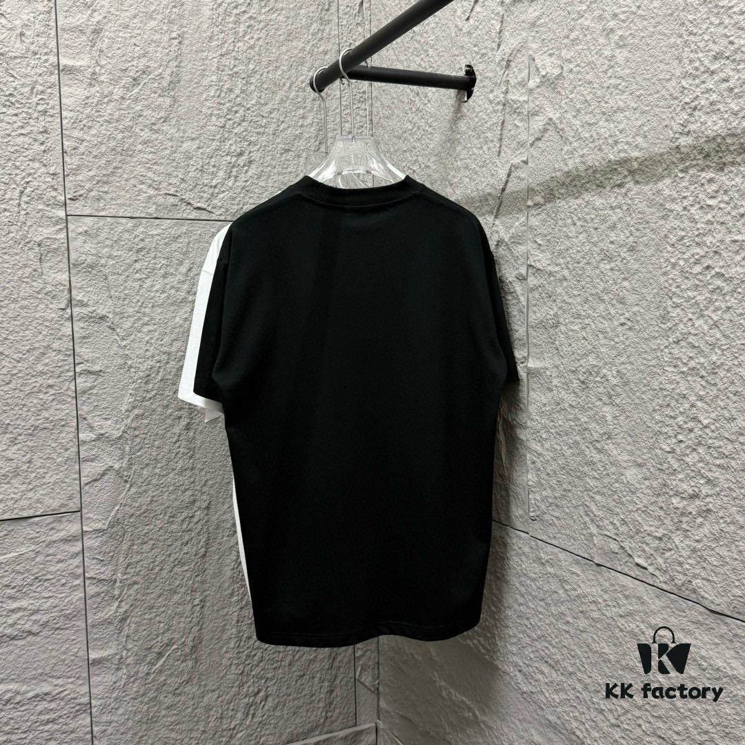 6931a553ccd8ab3d7af99a00 Alexander Wang 2025 Spring/Summer New Arrival Short Sleeve T-Shirt with Chest 'Wang' Logo Print, Unisex Design Made from Custom Double-Yarn Plain Weave Cotton 300 Fabric
