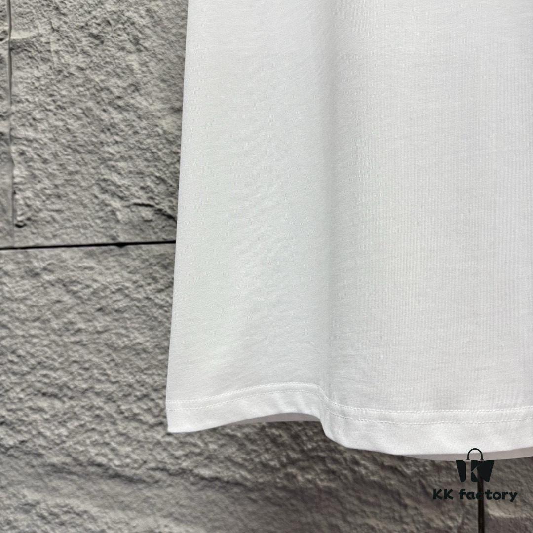 6931a554ccd8ab3d7af99a14 Alexander Wang 2025 Spring/Summer New Arrival Classic 'WANG' Logo Print Short-Sleeve T-Shirt in Custom Double-Gauze Plain-Woven Cotton Fabric Unisex