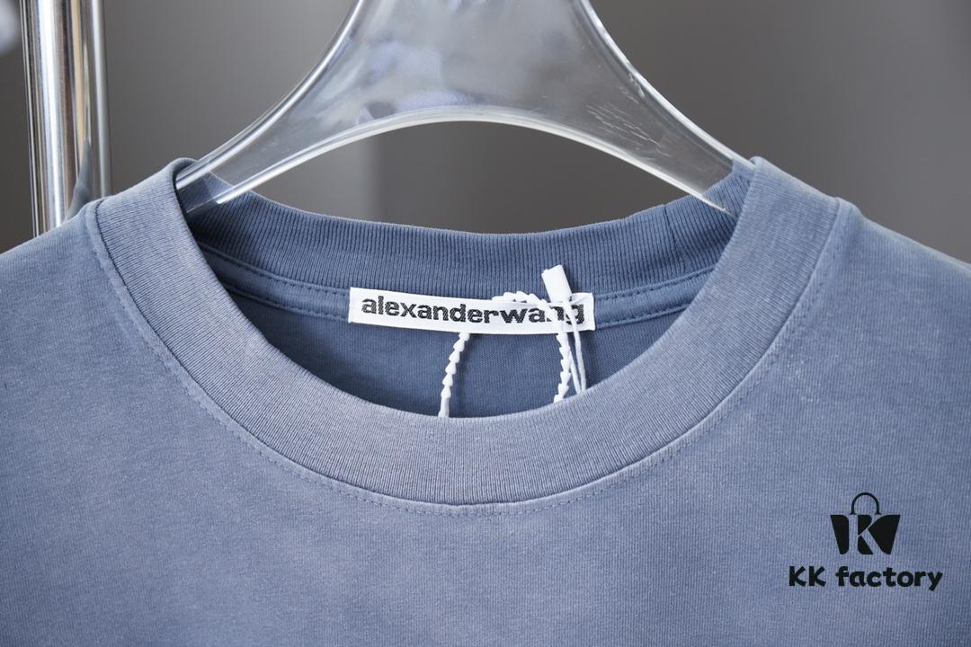 Alexarde*wang 25SS Early Spring New Arrival Graffiti Hand-Drawn Print Short Sleeve T-Shirt