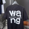 6931a555ccd8ab3d7af99a2b Alexarde*wang 25SS Early Spring New Arrival Graffiti Hand-Drawn Print Short Sleeve T-Shirt