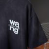 6931a555ccd8ab3d7af99a2d Alexarde*wang 25SS Early Spring New Arrival Graffiti Hand-Drawn Print Short Sleeve T-Shirt