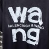 6931a555ccd8ab3d7af99a2f Alexarde*wang 25SS Early Spring New Arrival Graffiti Hand-Drawn Print Short Sleeve T-Shirt