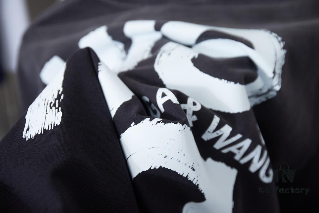 6931a555ccd8ab3d7af99a30 Alexarde*wang 25SS Early Spring New Arrival Graffiti Hand-Drawn Print Short Sleeve T-Shirt
