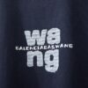 6931a557ccd8ab3d7af99a51 Alexarde*wang 25SS Early Spring New Arrival Embroidered Letter Rhinestone Short Sleeve T-Shirt